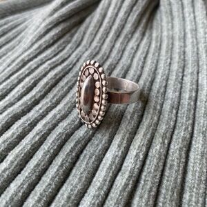 Vintage sterling silver southwestern style statement ring - 0021FR